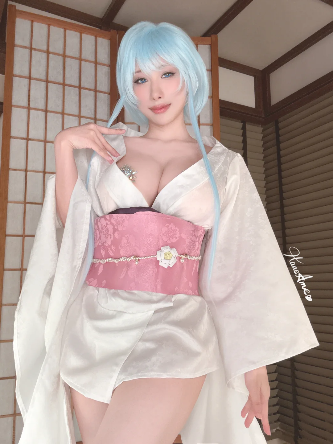 雨波_HaneAme - 地狱老师·雪女 [39P,5V-416MB] SELF_Y (14).webp